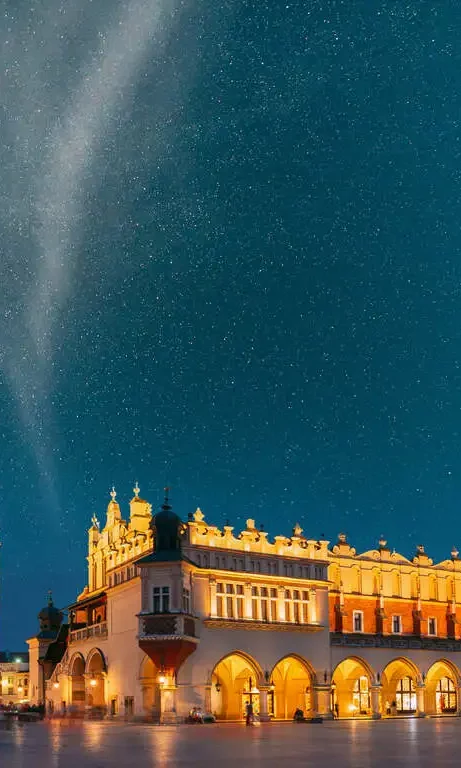 krakow-poland-evening-night-view